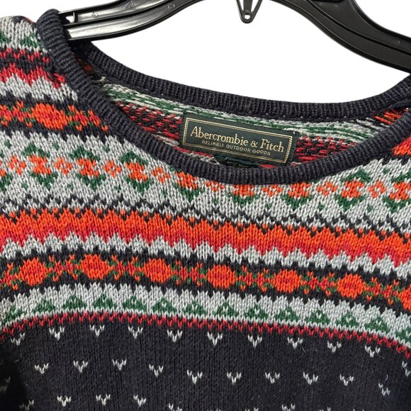 Abercrombie & Fitch Vintage Fair Isle Crewneck - Picture 4 of 4